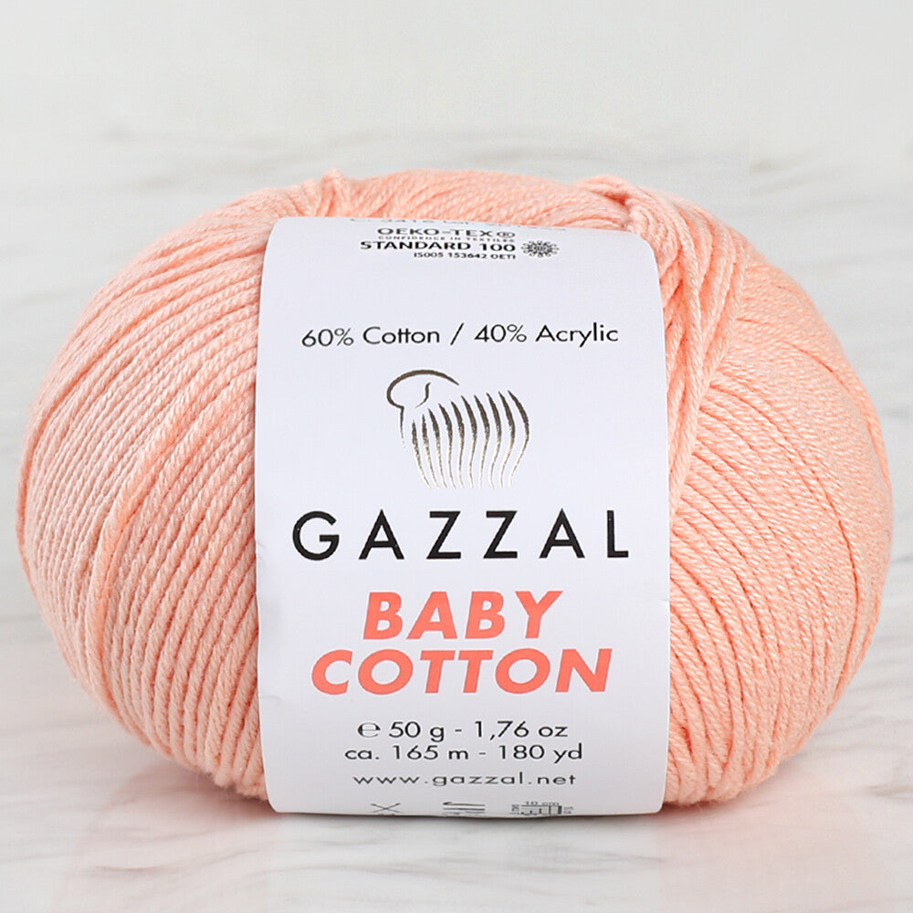 Gazzal Baby Cotton Yavruağzı Bebek Yünü - 3412